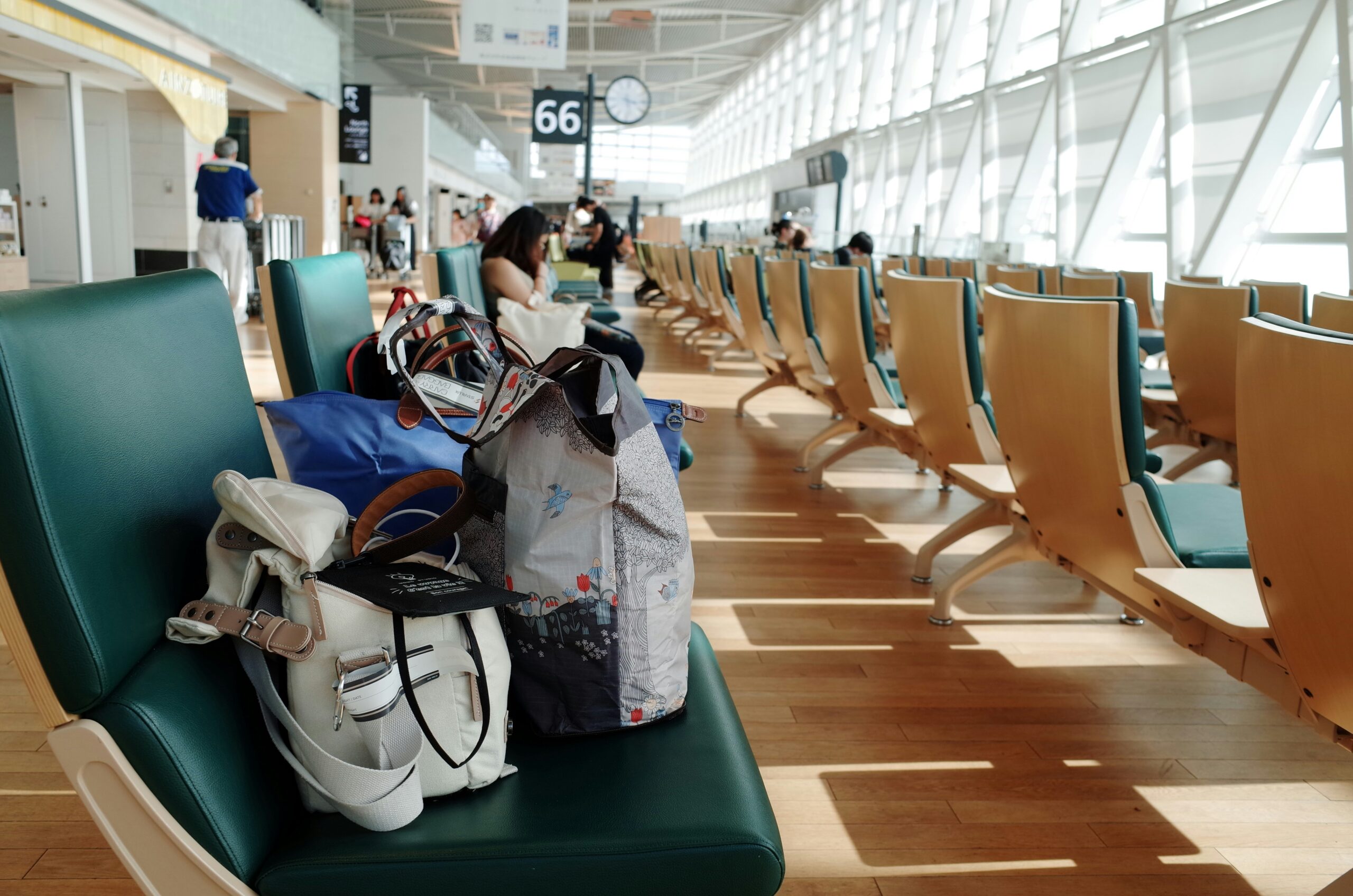 Airline passenger frustrated with missing luggage